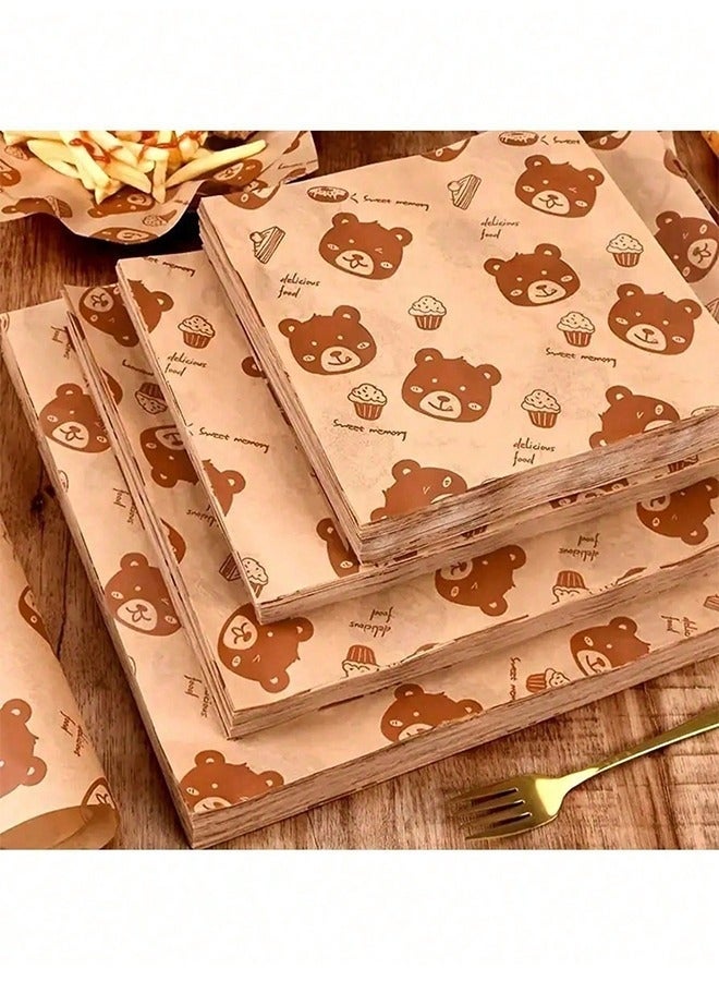 Ayshal Sandwich Wrapping Paper, Waxed Baking Paper, Food Oil Absorbent Paper, Greaseproof Paper, Fried Chicken Insulation Paper - Image 5